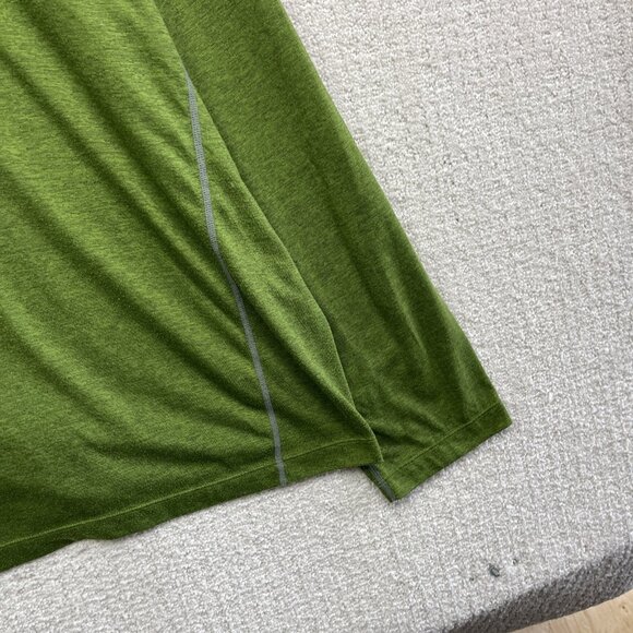 Cloudveil 1/4 Zip Pullover Mens 2XL Forest Green Long Sleeve Base layer Ski/Hike - Picture 4 of 13